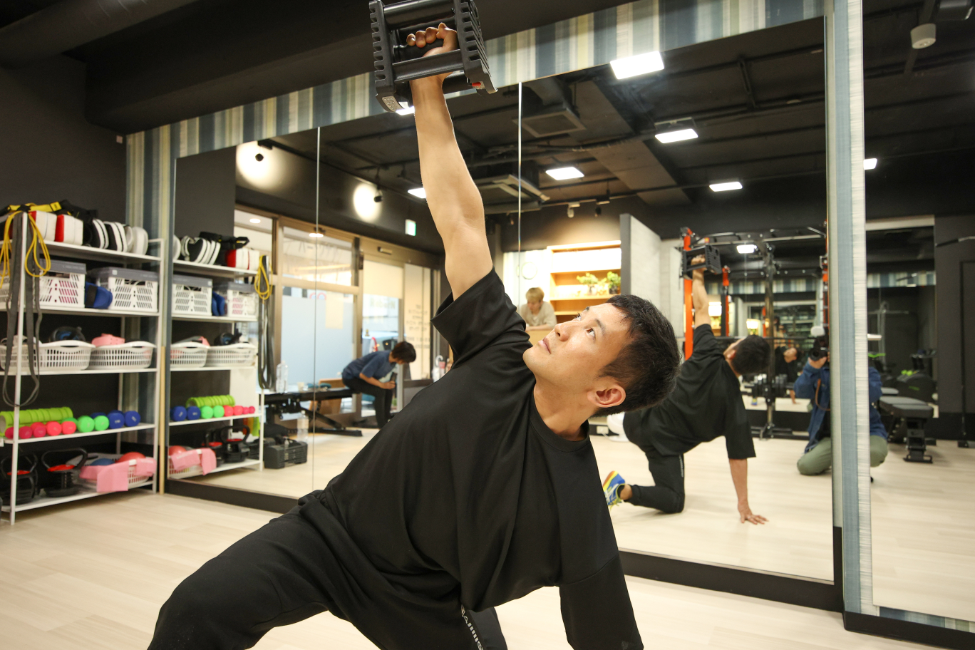卯田トレーナーの一人トレーニング写真